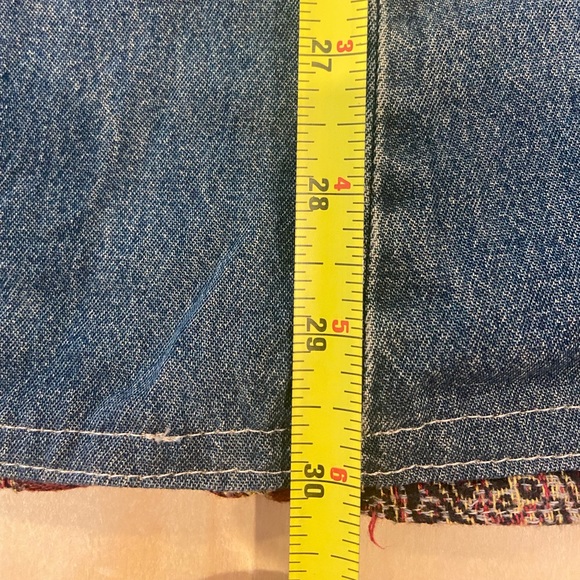 Patch Work Denim Skirt J Jill Size Small - Picture 5 of 6
